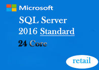 Microsoft Serveur SQL 2016 24 clés en ligne de vente au détail de code de permis de noyau globales